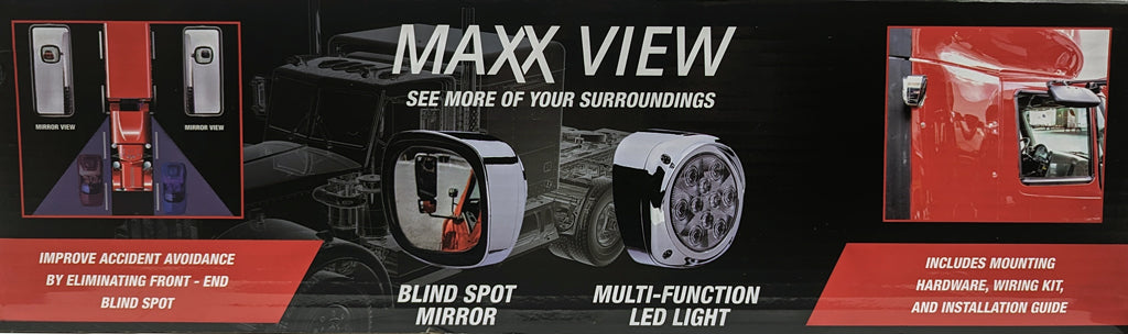 Maxxview Commercial Trucking Blind Spot Eliminator
